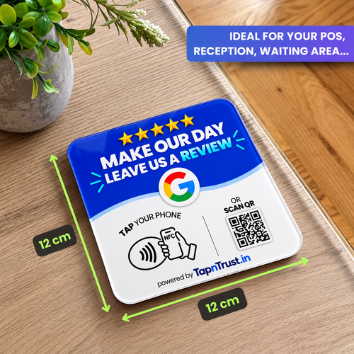 AI-Powered NFC Google Review Plate™